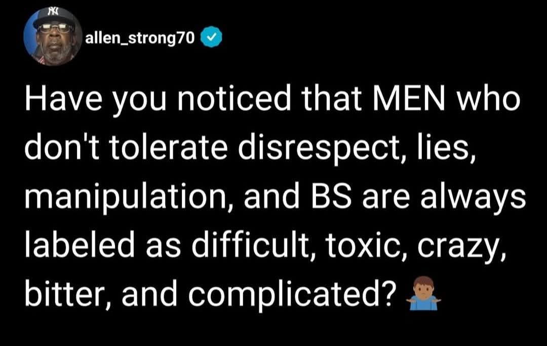 Every guy a woman has dated is somehow a narcissist