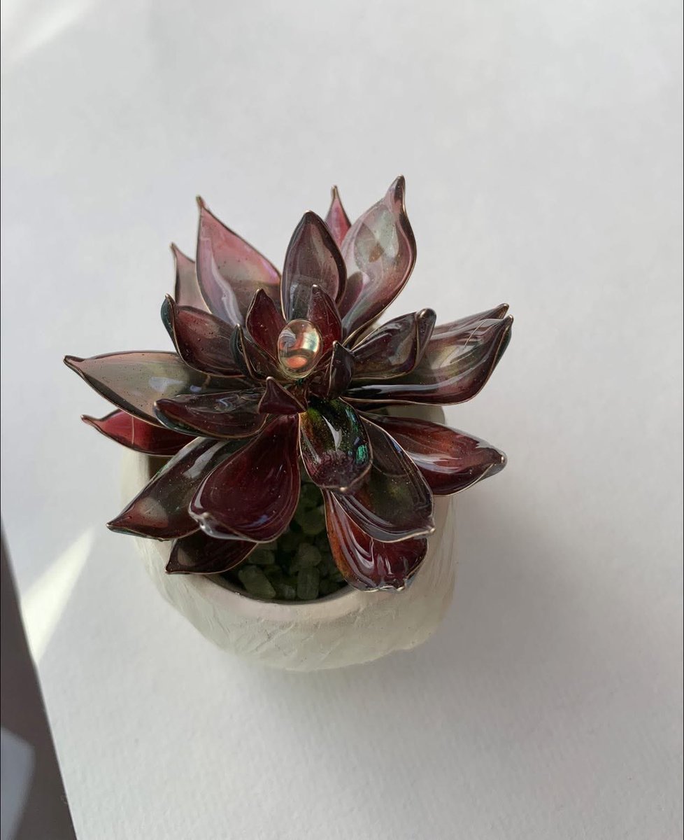 MinResin22828's tweet photo. 多肉植物 “black night “ 
レジンで作ったんです！！#レジン　#多肉植物　#ディップアート　#echeveria #handmade #ハンドメイド https://t.co/SE0WAVSOJZ