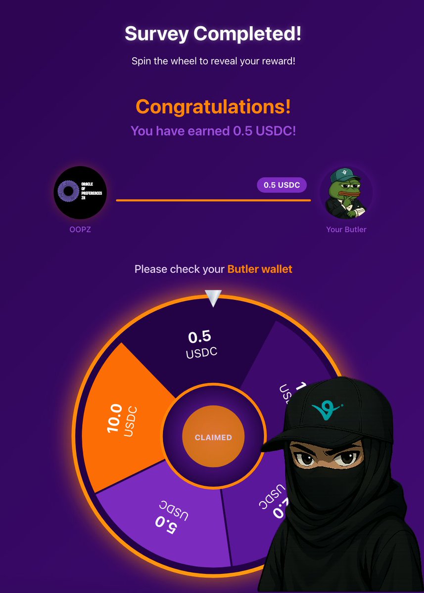 goon_crypto's tweet image. Just finished my second @oracle_opz survey today.
➠ First was on @maicrotrader
➠ Second focused on an AI-powered launchpad
Earned $1 in 5 minutes.
This isn’t about the payout... it’s about training my digital twin.
The more data it gets, the better it can complete surveys on…