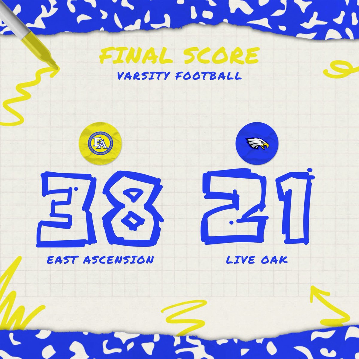 East Ascension Football tweet media