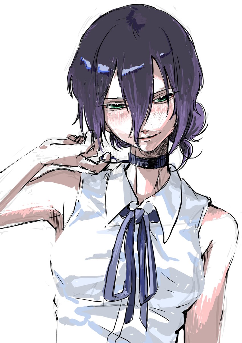 Bthr_6y's tweet image. 来週時間を作ってついにチェーンソーマン映画を見ます！ 期待される気持ちでレゼを描きました~