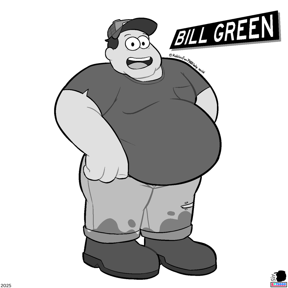 RobloxFan75000's tweet image. Doodletober 2025 - Bill Green [Day 3]

Just wanna draw this guy again, because why not.