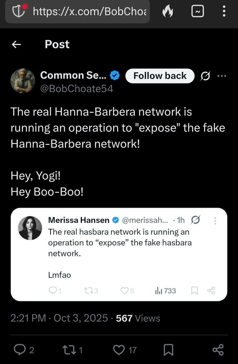 Two Houston journalists that probably agree on >90% of issues.

Merissa states what we're all observing: ADL &amp; SPLC are getting heat to distract from censorship on TikTok &amp; X.

Bob feels compelled to defend them but can't refute actual Common Sense, so he makes an ass of himself.