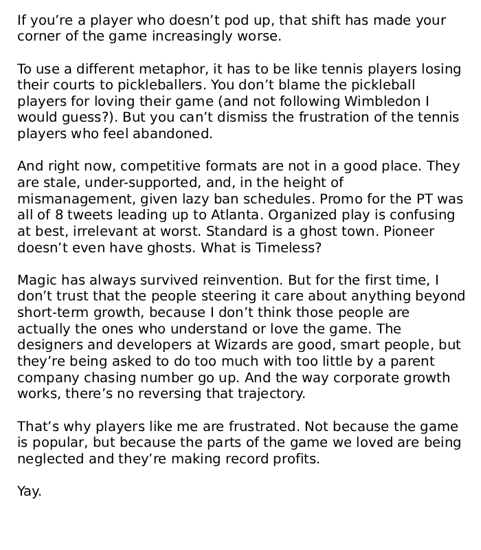 Had two hard seltzers and put down some thoughts