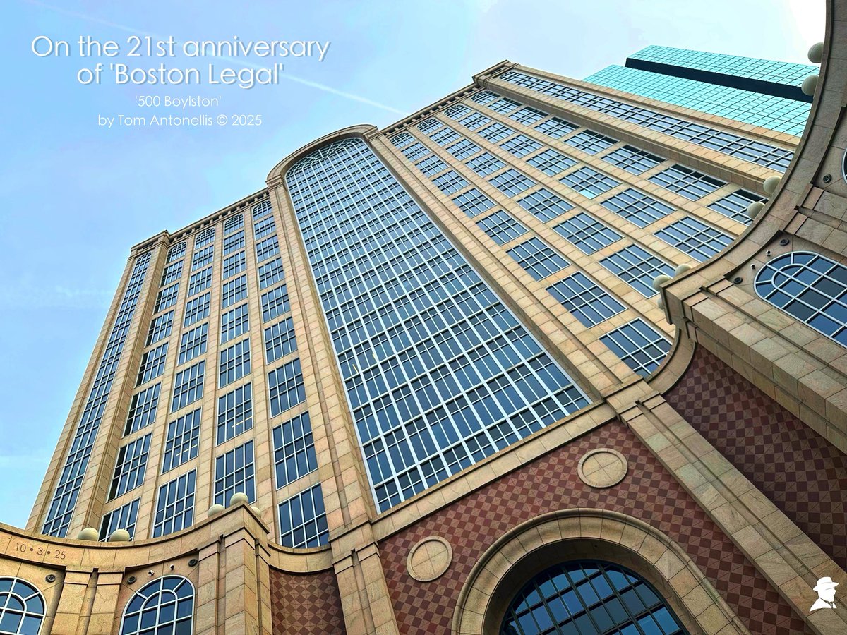 On the 21st anniversary of ‘Boston Legal’…

‘500 Boylston’ by <a href="/tom_antonellis/">Tom Antonellis</a> © 2025

[For my full tribute to #bostonlegal , visit my other social media w/out char. limits &amp; w/ less AI issues (IG, FB, LinkedIn)]