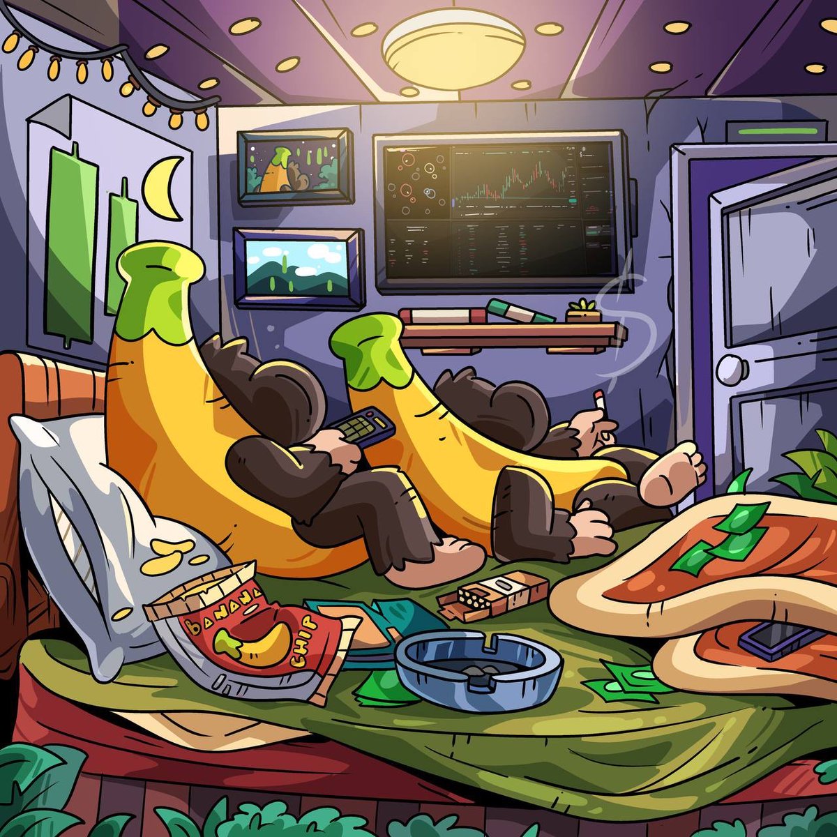 bananagun's tweet image. The perfect date idea for a memecoin trader (real) 🍌