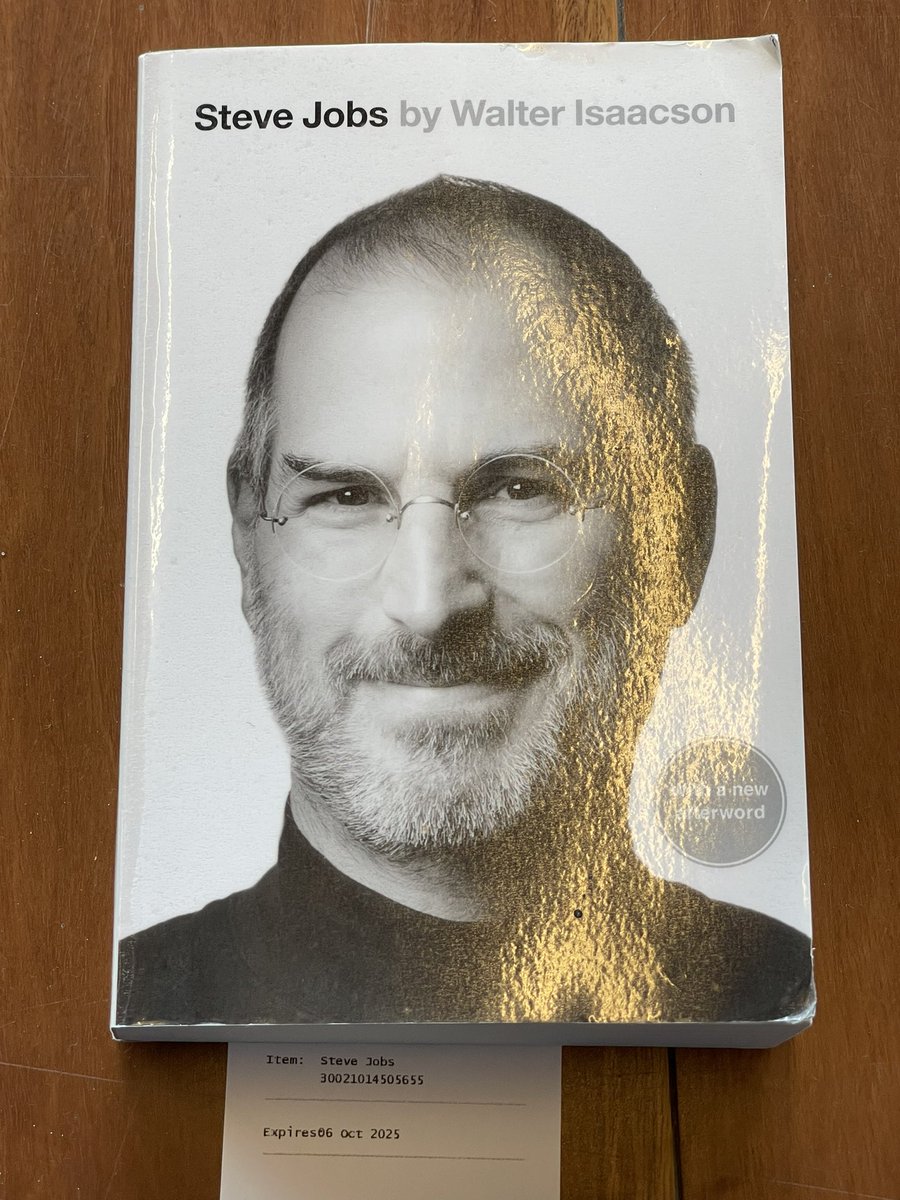 imrbrown_'s tweet image. It’s Saturday, and as I sit by the harbour with a book in hand, the world slows down—the rhythm of the waves, the whisper of the breeze, and the turning of each page weave together into an experience unlike any other.

This week I will focus on Steve Job’s biography #stevejobbs