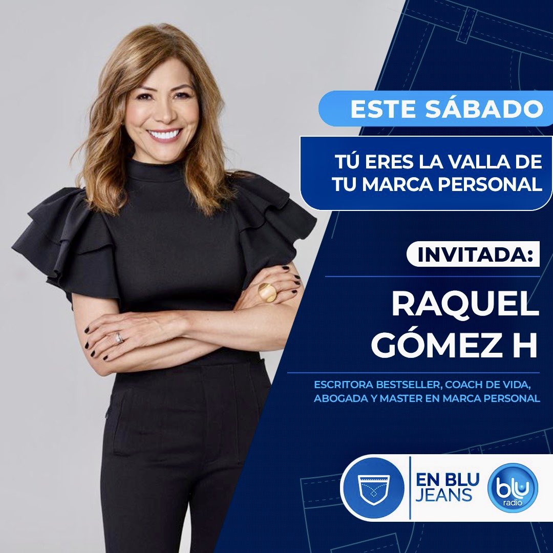 Creer que aparentar, prometer, o hablar bonito es tu mejor valla publicitaria ? Es un gran error en la vida de tu Marca Personal ! 

Hablemos mañana SÁBADO 4 de Octubre a las 8.30 am #EnBluJeans de <a href="/BluRadioCo/">BluRadio Colombia</a>  
Participa y llévate uno de mis libros 📕 en #marcapersonal 
#Octubre