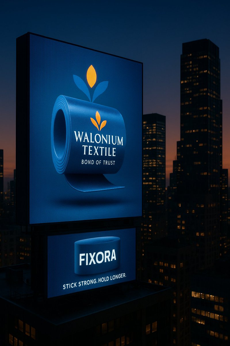 WaloniumTextile's tweet image. Lighting up industries, one solution at a time! Discover FIXORA by Walonium Textile—engineered for superior adhesive strength and durability.
🌐 waloniumtextile.com
#Fixora #VelcroTape #FasteningSolutions #BondOfTrust