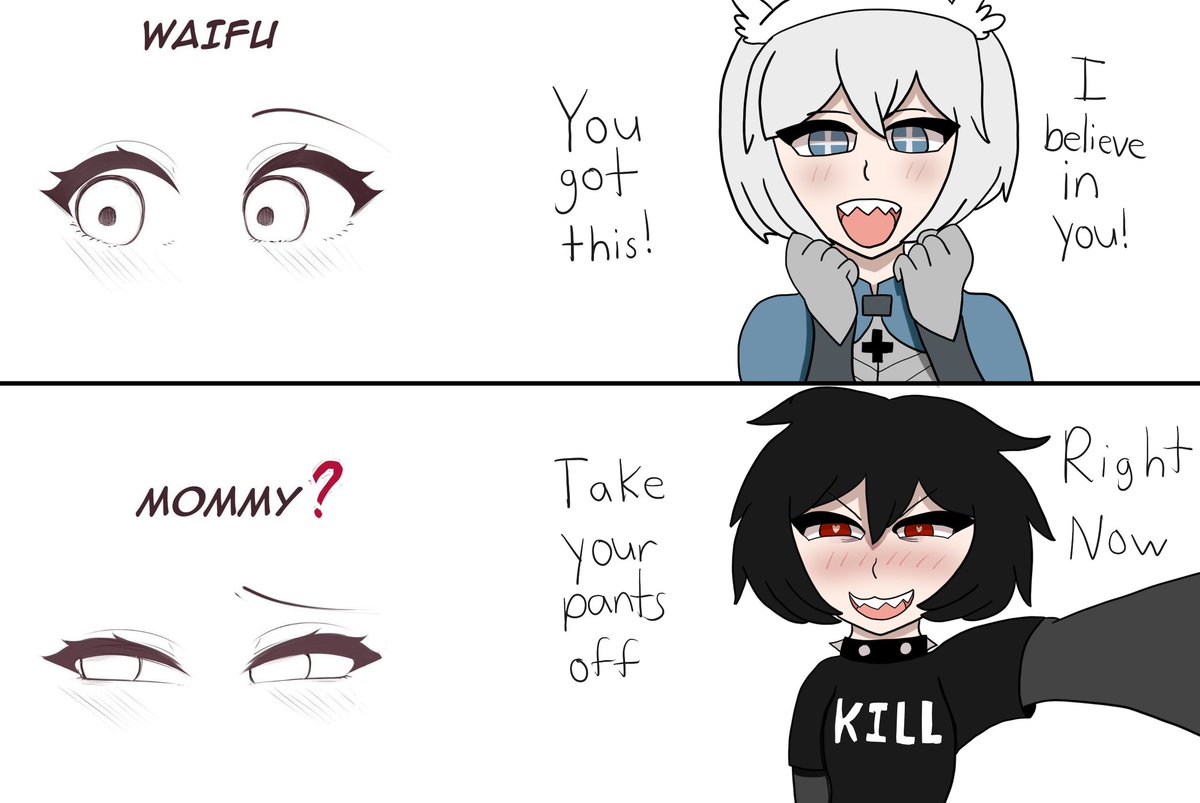 Get you a girl who can do both, like Ark!