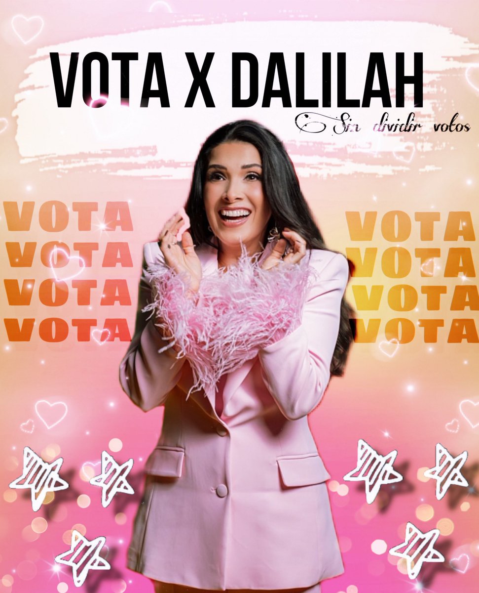 MK_Dreams_'s tweet photo. Votos Full por Dalilah plebes sin dividir porfa!

Llevemos a esta mujeraza a ese primer lugar que tanto se merece #VotosFullDalilah 💖 https://t.co/OG4Tk3eIn8