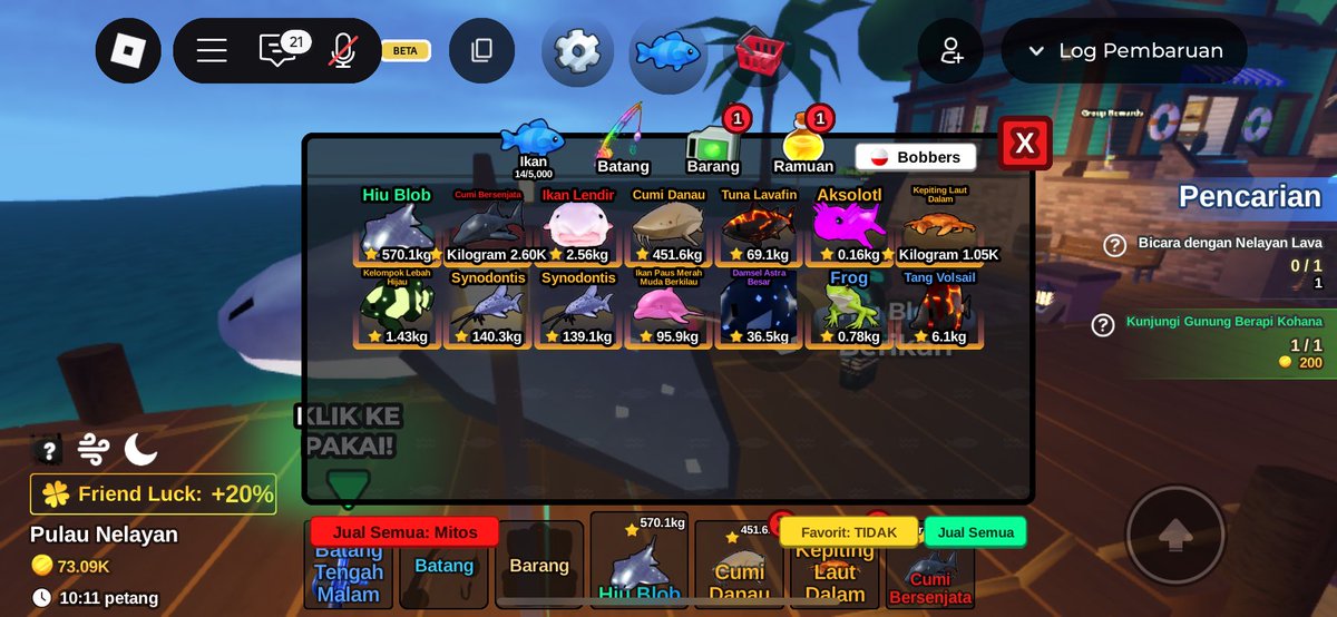 swahdikap's tweet photo. @roblox_fess isi tas dengan lvl 61😭 https://t.co/WoAghE7Krw