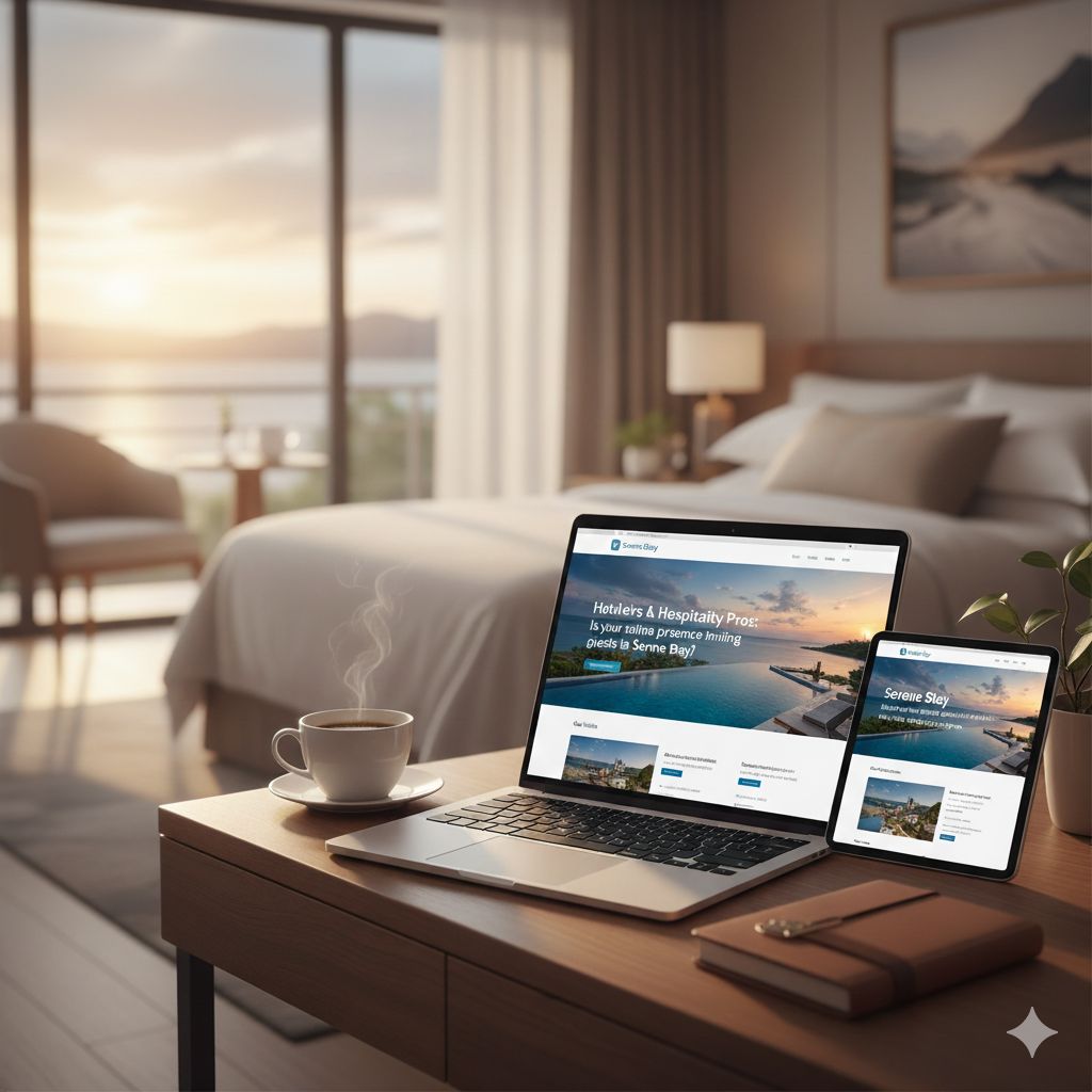🛎️✨ Elevate your hotel’s online presence with Serene Stay — an AI-built template for hotels &amp; resorts.

✨ Elegant design | 🏨 Room showcases | 🌐 Easy bookings

👉 shorturl.at/MdNn9

#HotelMarketing #HospitalityTech #CodeDesignAI