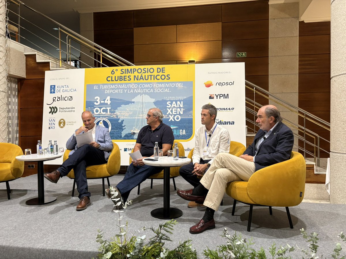 Sanxenxo, 3 y 4 de octubre

6º Simposio sobre los clubes náuticos de España con intervenciones de muchos sectores e instituciones relacionadas con las entidades. 

Gerentes y directivos han trasladado sus opiniones sobre el futuro a medio y largo plazo de cada modelo de club