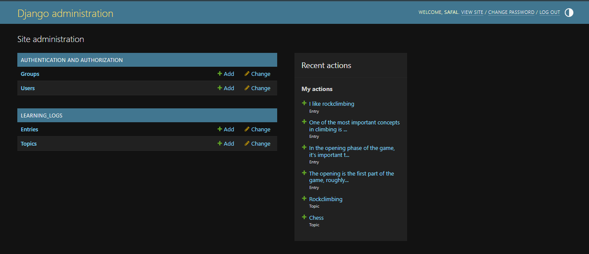 luktheartist's tweet photo. Today I explored the Django admin site ๐
๐น Logged into the admin panel
๐น Registered my app in it
๐น Registered a model so I can manage data directly from the admin interface
Making progress step by step ๐ปโจ
#LearningUtsav2025 #FestivalOfLearning #LUD6 https://t.co/rA251Pdufq