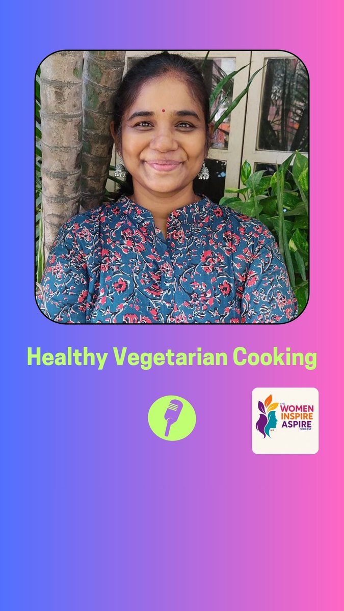In this episode of shorts in "The Women Inspire Aspire Podcast", Danusha Chandrasekaran talks about healthy vegetarian cooking:

youtube.com/shorts/69rW9L6…

Full episode here: youtu.be/tOaIC6-yAJ4

Please subscribe to this channel for more awesome podcasts!

#womeninspireaspire