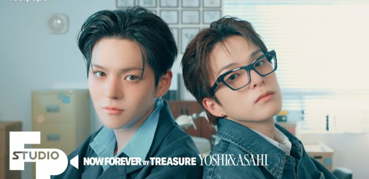 Yoshi and Asahi for Fast Paper Magazine Korea.

"If there was a company like this, I wouldn't go home. I'm applying for a job at YoSahi Corporation. You can play without working. I do it all. I want to stay in this company 'FOREVER'. 

🔗 : youtu.be/mNoXM3izJDg?si…

#TREASURE