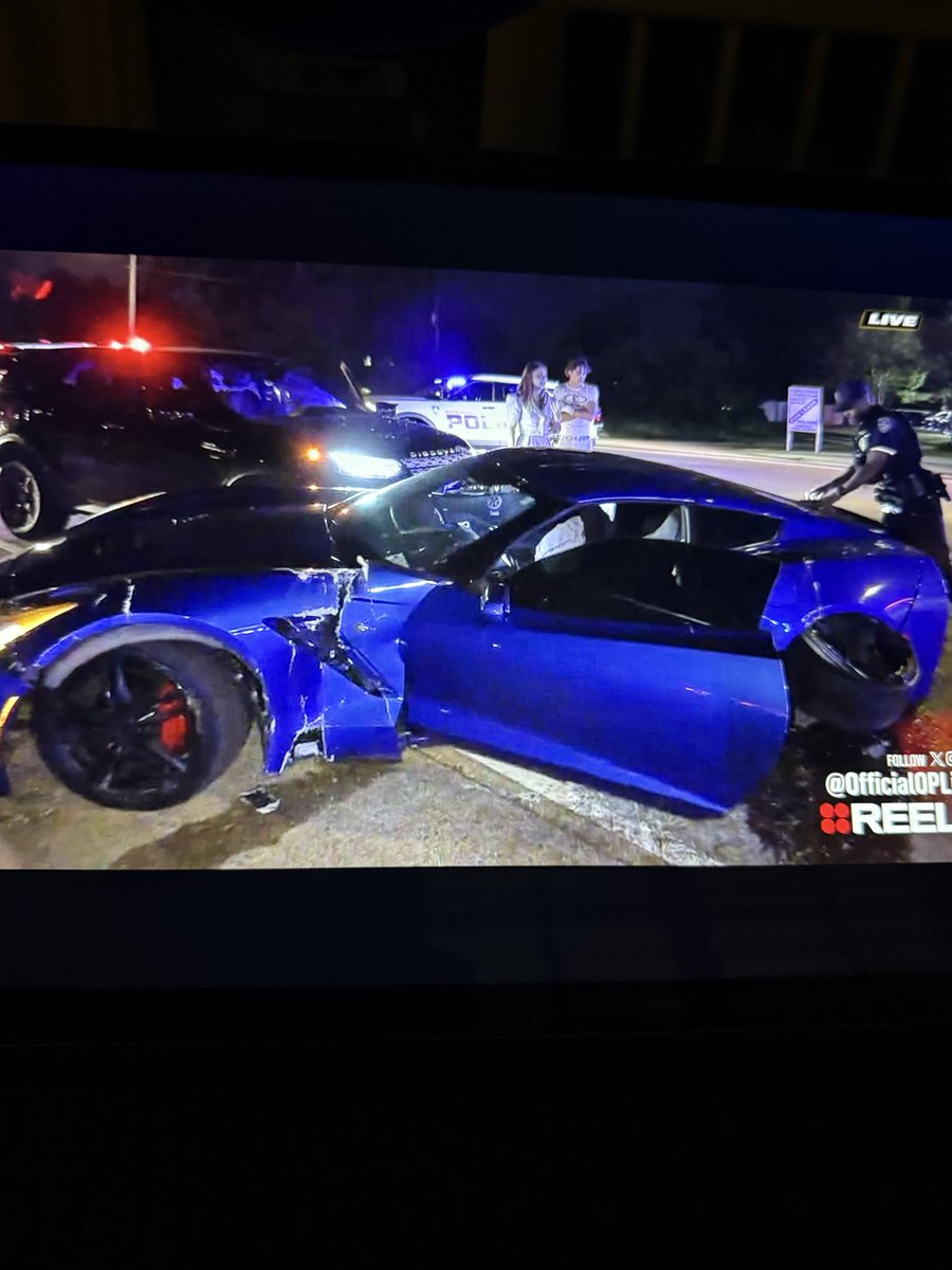 edscala's tweet image. If you have an 80k vette learn how to drive it. Damn shame. #OnPatrolLive #OPLive #OPNation @Garriottkatie41 @LividPd