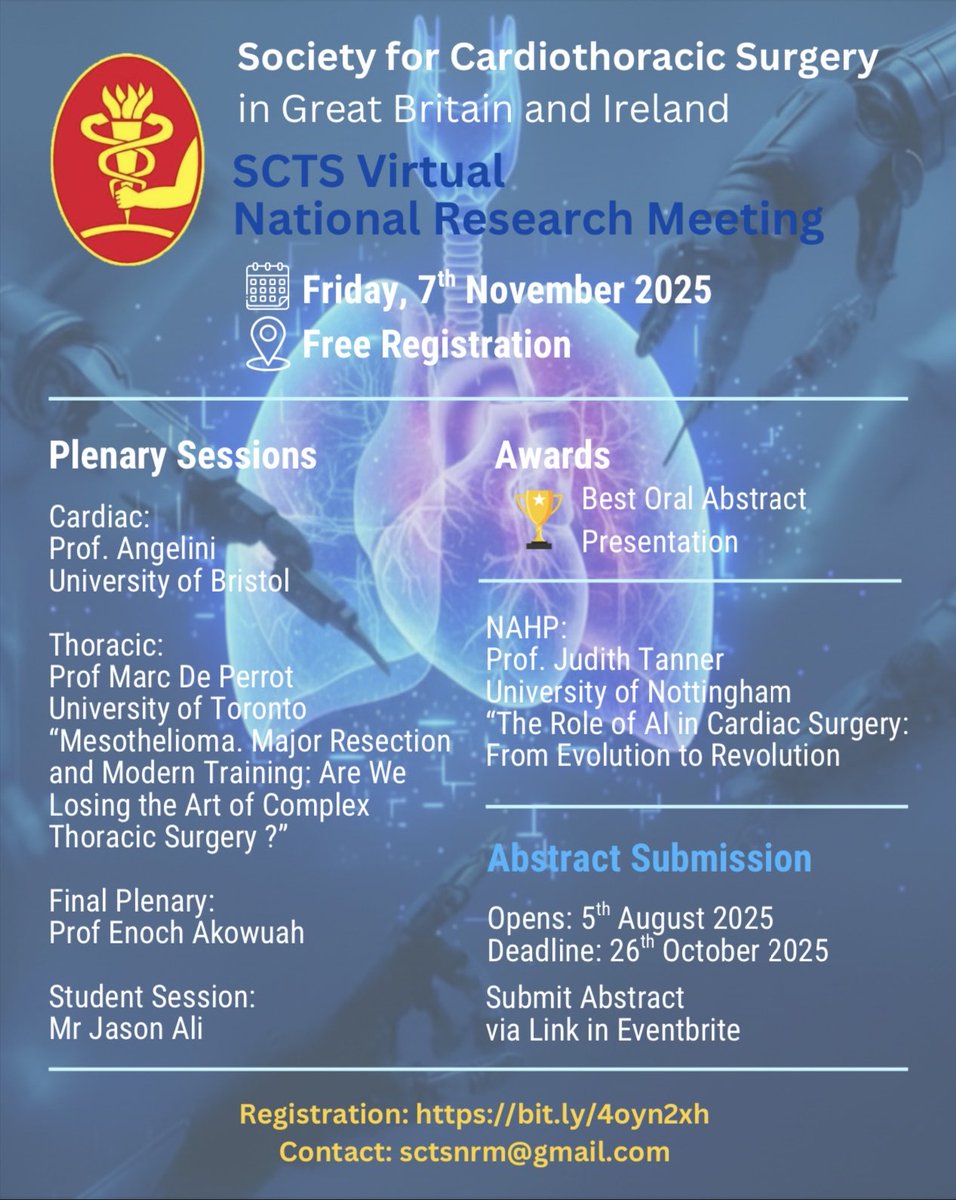 Cardiothoracic Interdisciplinary Research Network tweet media