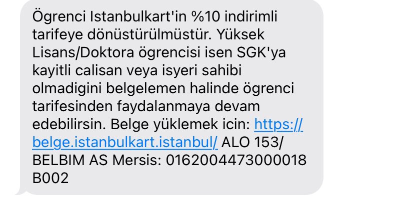DeepProx's tweet photo. Öğrenci İstanbulkart için SGK’ya kayıtlı olmadığımı kanıtlamak zorundaymışım! Çalışmak zorunda olan öğrenciyi cezalandırmak nedir? Öğrenciyiz, öğrenci indiriminden faydalanmak hakkımız! #İstanbulkart
@IBBcozummerkezi @istanbulbld https://t.co/PSXjNLydGU