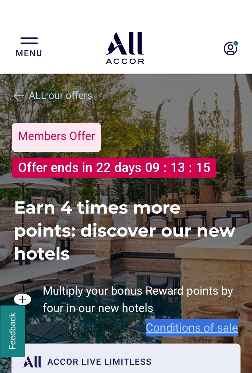 nebula_world's tweet image. 🔥4X reward points on ALL Accor stays offer : Read on ⤵️ 

1. Members can earn four times the bonus Reward points at Accor new hotels in selected countries 
2. The offer requires booking by October 26, 2025, for stays before February 22, 2026.
3. Bonus points will be credited…