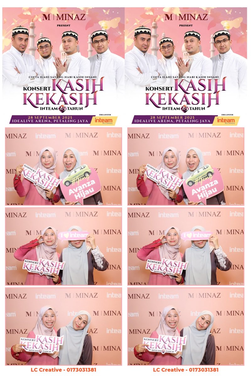 zuriahothman's tweet photo. Tepek sini sebagai kenangan. Konsert Inteam 25 Tahun Kasih Kekasih  💜🩷 https://t.co/s6g0ApW9m4