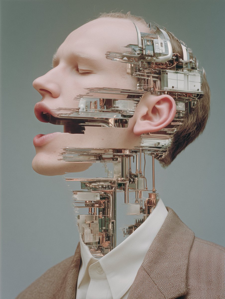 artbystephen's tweet image. Gm ▫️ Man Machine V