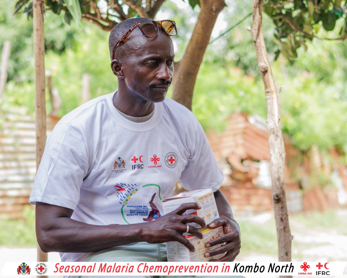 GambiaRedCross's tweet photo. Incredible start to SMC in Kombo North yesterday! Our @GambiaRedCross volunteers &amp; @MohGambia were out in full force. So many smiles &amp; crucial doses administered! 

Thank you @cidcaofficial for generously funding this "Accelerating Malaria Elimination Project in The Gambi. 
@ifrc https://t.co/yl8SfBDlFb