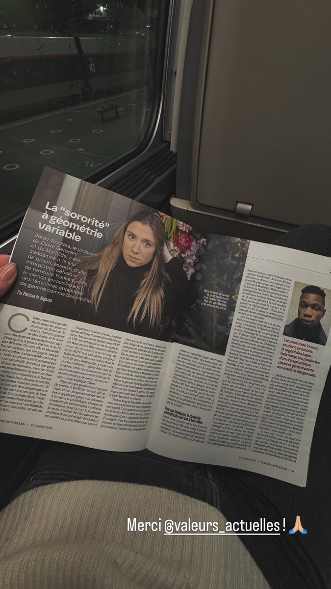 ⚪️ « La sororité à géométrie variable ». 

Merci <a href="/Valeurs/">Valeurs actuelles ن</a>.