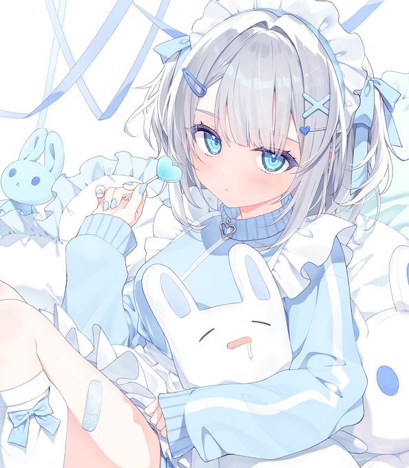 ジャージメイドちゃん🩵🤍 