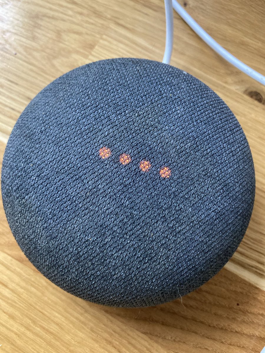 Why does a re-setting Google Nest look like it’s about to translate something in Sith?