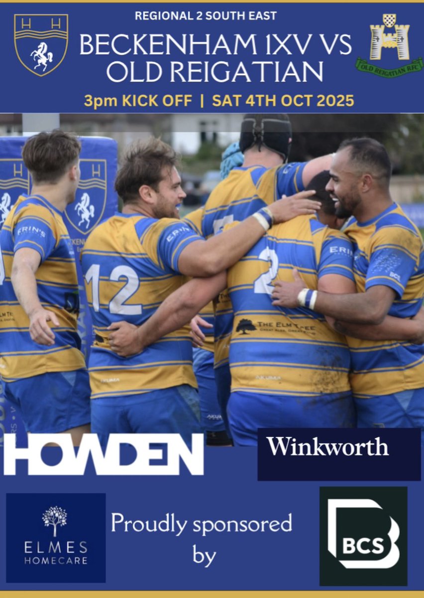 Beckenham RFC (@beckenhamrfc) on Twitter photo Match day and weekend programme 🗞️
Sat 4th Oct
beckenhamrfc.com/news/match-day… Match day and weekend programme 🗞️
Sat 4th Oct
beckenhamrfc.com/news/match-day…