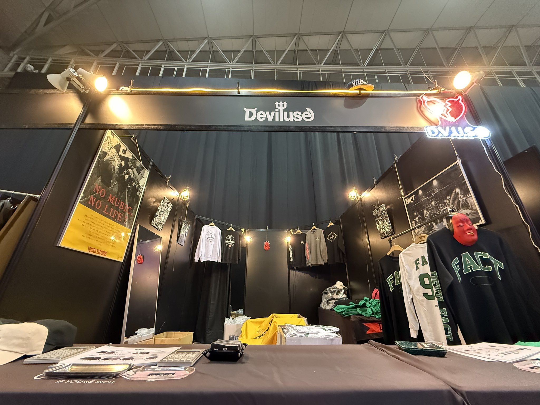 【未使用】FACT × Deviluse コラボ デニムキャップ 未使用】FACT × Deviluse コラボ デニムキャップ THE FACTORY