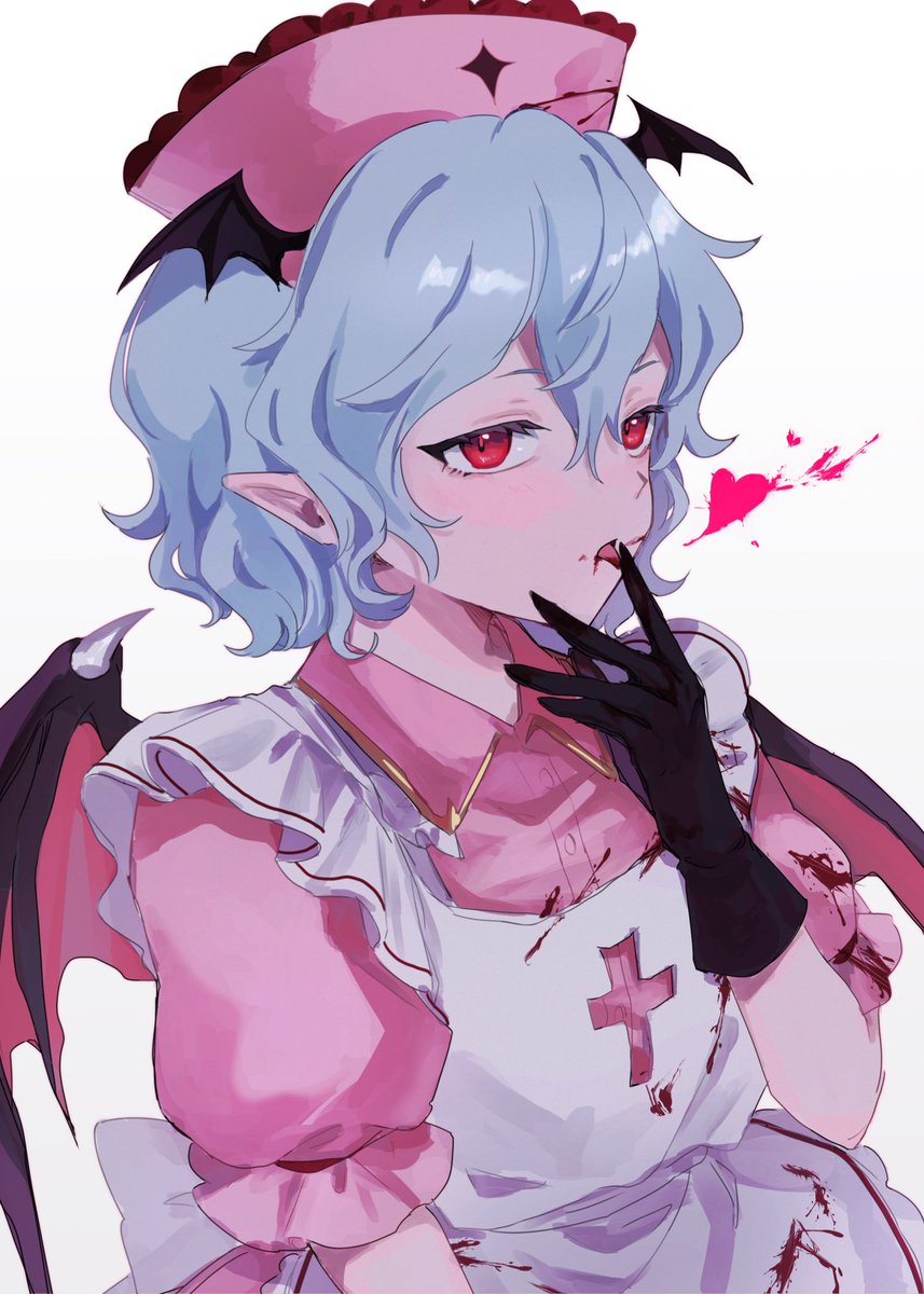 umeringo_'s tweet image. ﾅｰｽﾒｲﾄﾞなレミリアお嬢様💘