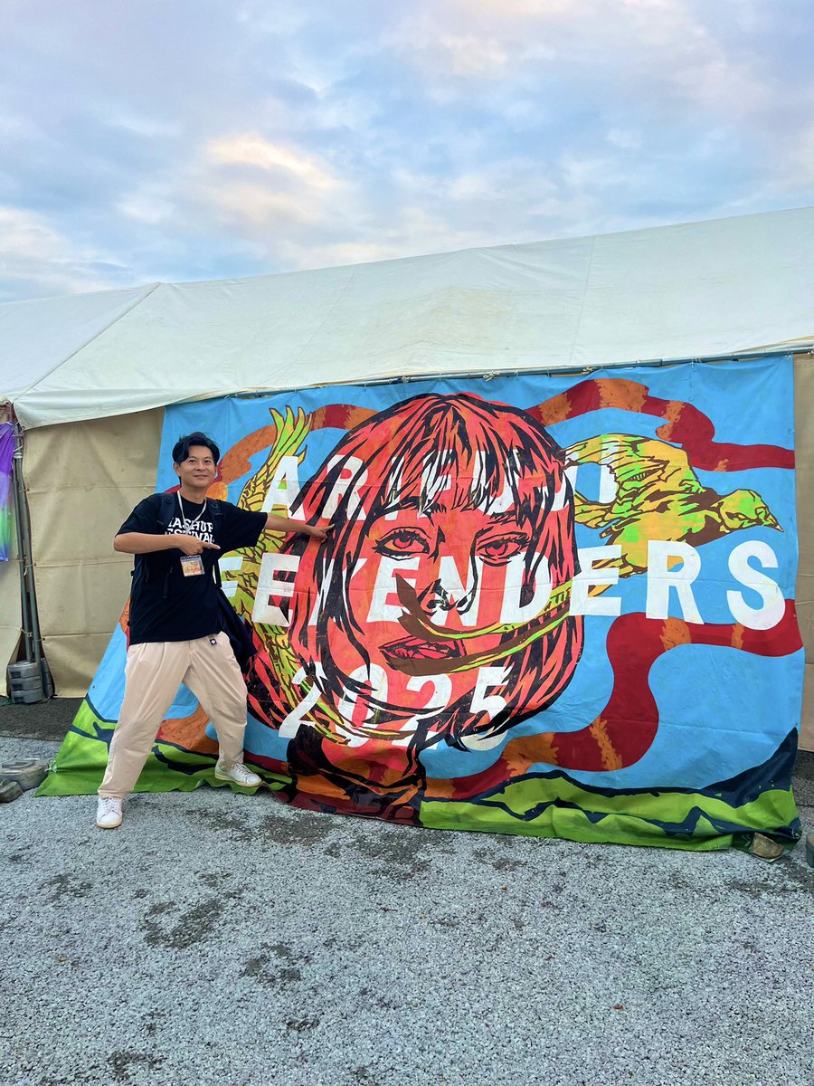 ARIFUJI  WEEKENDERSでも毎年MCをしていただいている、Festival Lifeの津田昌太朗さんに遭遇🤟
MASHUP FESTIVAL kobeでは、DJやトークセッションなどがあるTOOTH TOOTH MART FOOD HALLのMCをしている津田さん👍みなさんぜひ足を運んでみてくださいね🥰

#MASHUPFESKOBE
#ARIFUJIWEEKENDERS