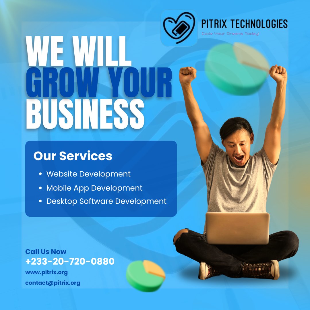 PitrixTech's tweet image. Your business NEEDS a website in 2025! 🌐 It builds credibility, expands your reach, and drives growth. 🚀 Let Pitrix Technologies create a site that works for you. 💻 #DigitalGrowth #WebDesign #BusinessSuccess #TechSolutions #PitrixTechnologies