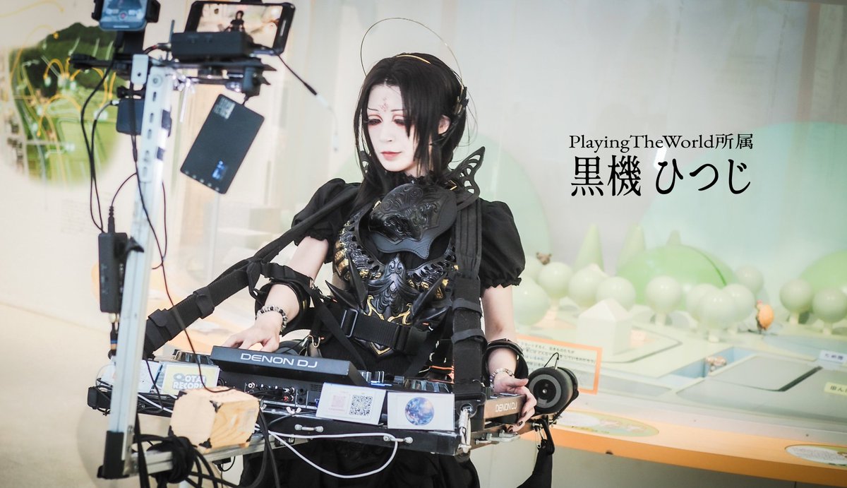 #スチリバ DJタイム出演者紹介
ソヴェロビッチ・シコルスキー
黒機ひつじ(PlayingTheWorld所属)