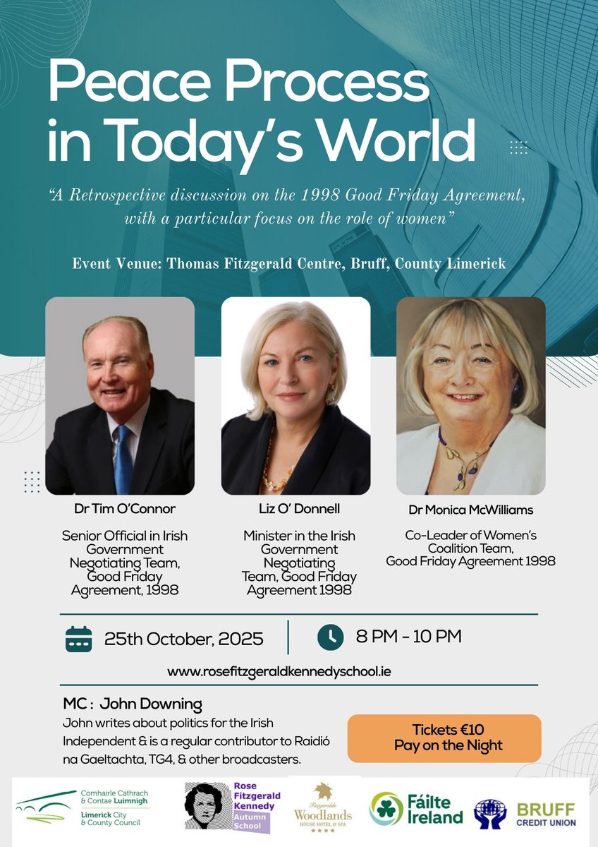 Fantastic event in this present time coming up at the rosefitzgerladkennedyschool.ie <a href="/HayesLimerick/">HAYES SOLICITORS LIMERICK ( 061) 469504</a> <a href="/IrishTimes/">The Irish Times</a> <a href="/RepLizCheney/">Rep. Liz Cheney</a> <a href="/BostonGlobe/">The Boston Globe</a> <a href="/UL/">University Of Limerick</a> <a href="/gavreilly/">@gavreilly.com on Bluesky</a> <a href="/davidmcw/">David McWilliams</a> <a href="/WhiteHouse46/">The White House 46 Archived</a> <a href="/JFKLibraryFdn/">JFK Library Foundation</a> <a href="/JoeBiden/">Joe Biden</a> <a href="/JoeBrolly1993/">Joe Brolly</a> <a href="/LNBDublin/">Lynn Boylan 🍷📖🐾</a> <a href="/irishexaminer/">Irish Examiner</a> <a href="/NMIreland/">National Museum of Ireland</a>