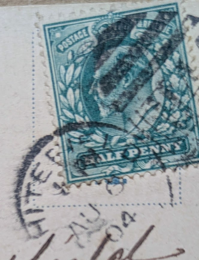 postfrombefore's tweet photo. A gift from the past returning today to a house that we stop at most weekends. A card to Mr Stansfield of Fairfield Road, Stockton Heath &amp; sent by his mother in 1904.

#housethroughtime
#HistoryInYourHands
#stocktonheath
#stgeorgeshallliverpool
#postfrombefore https://t.co/TZyJrufgat
