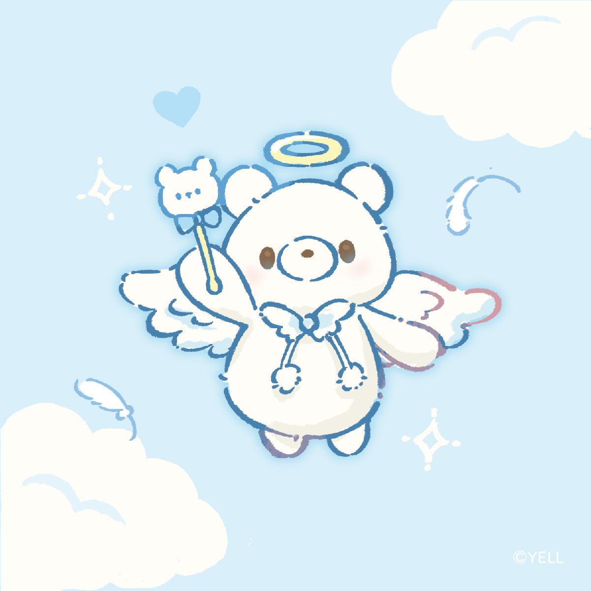 しろくま♡ Kuma Kumya Heart Window Rucksack by Baby, the Stars Shine Bright