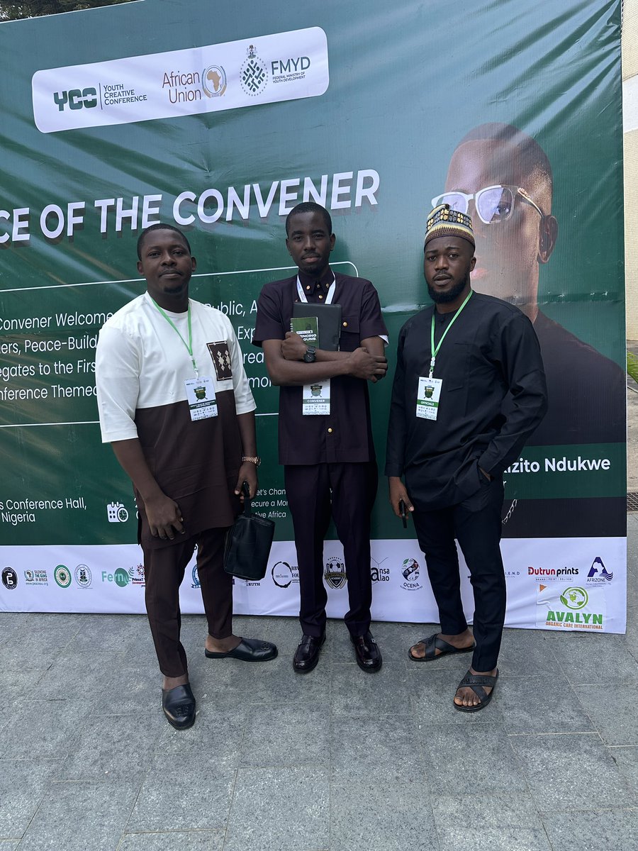 Mr_staco's tweet photo. Ycc 2025 was a huge success, I want to thank the convener Amb bkc ndukwe, African Union, federal ministry of youth development and Ecowas for giving the Nigerian youths this great opportunity and I believe this initiative will silence the guns in Africa and restore total peace 💯 https://t.co/bUTJuXVP7o