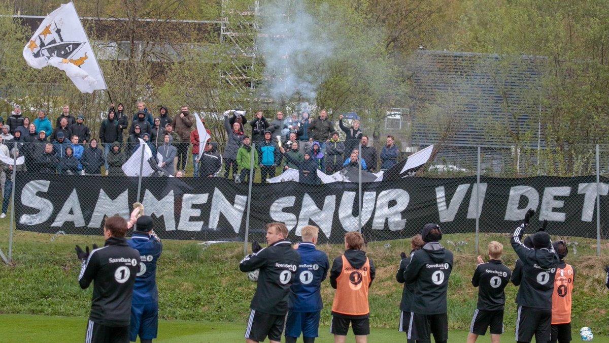 Sammen snur vi det! Drit i ka alle andre sir å mene, ut å støtt gutta! I medgang og motgang ⚪️⚫️