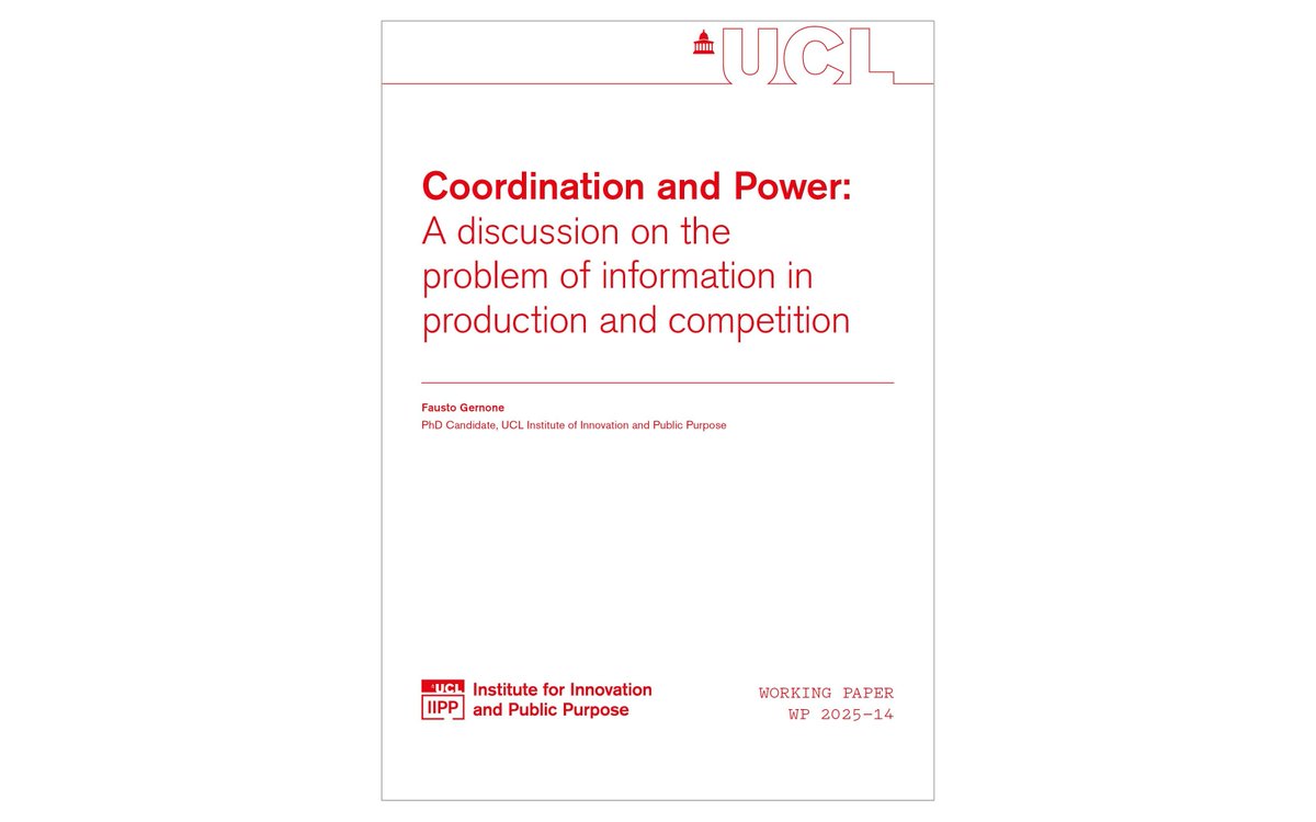 UCL Institute for Innovation and Public Purpose tweet media