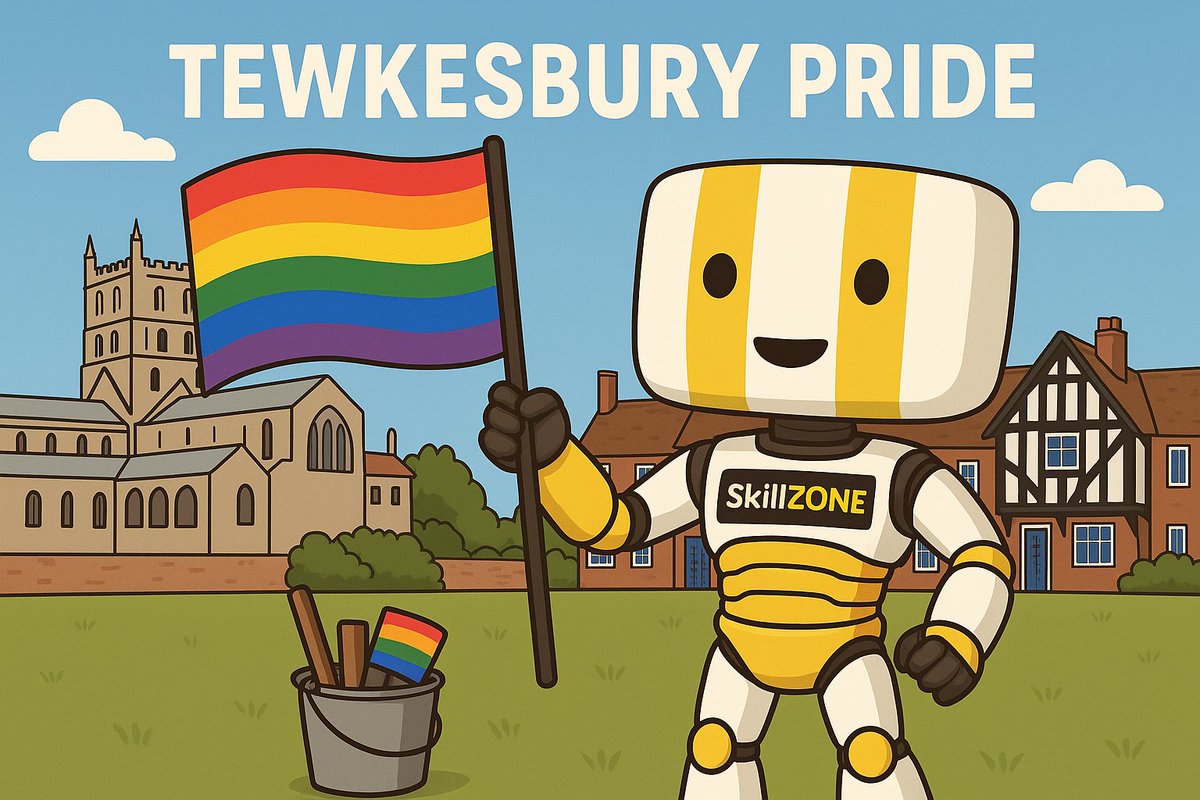 GlosSkillZone's tweet image. 🌈🤖 Tewkesbury Pride! 🤖🌈

Pride is about safety, acceptance, and being proud of who you are.
Just like our robot reminds us every day – everyone deserves to feel safe and supported.

Have a brilliant Tewkesbury Pride! 🎉

#TewkesburyPride #SkillZONE #StaySafe #Pride2025#GFRS