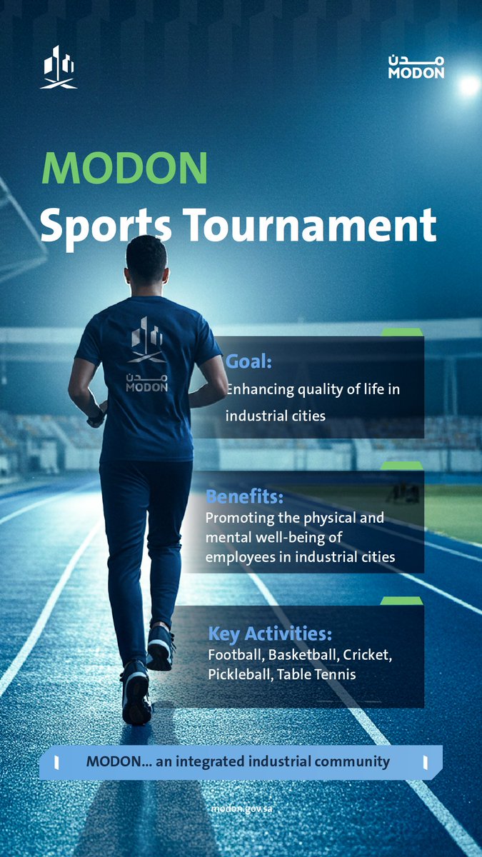 Quality of life is a core pillar that drives MODON toward building a work environment that fosters productivity and operations in industrial cities, in line with the highest sustainability standards.