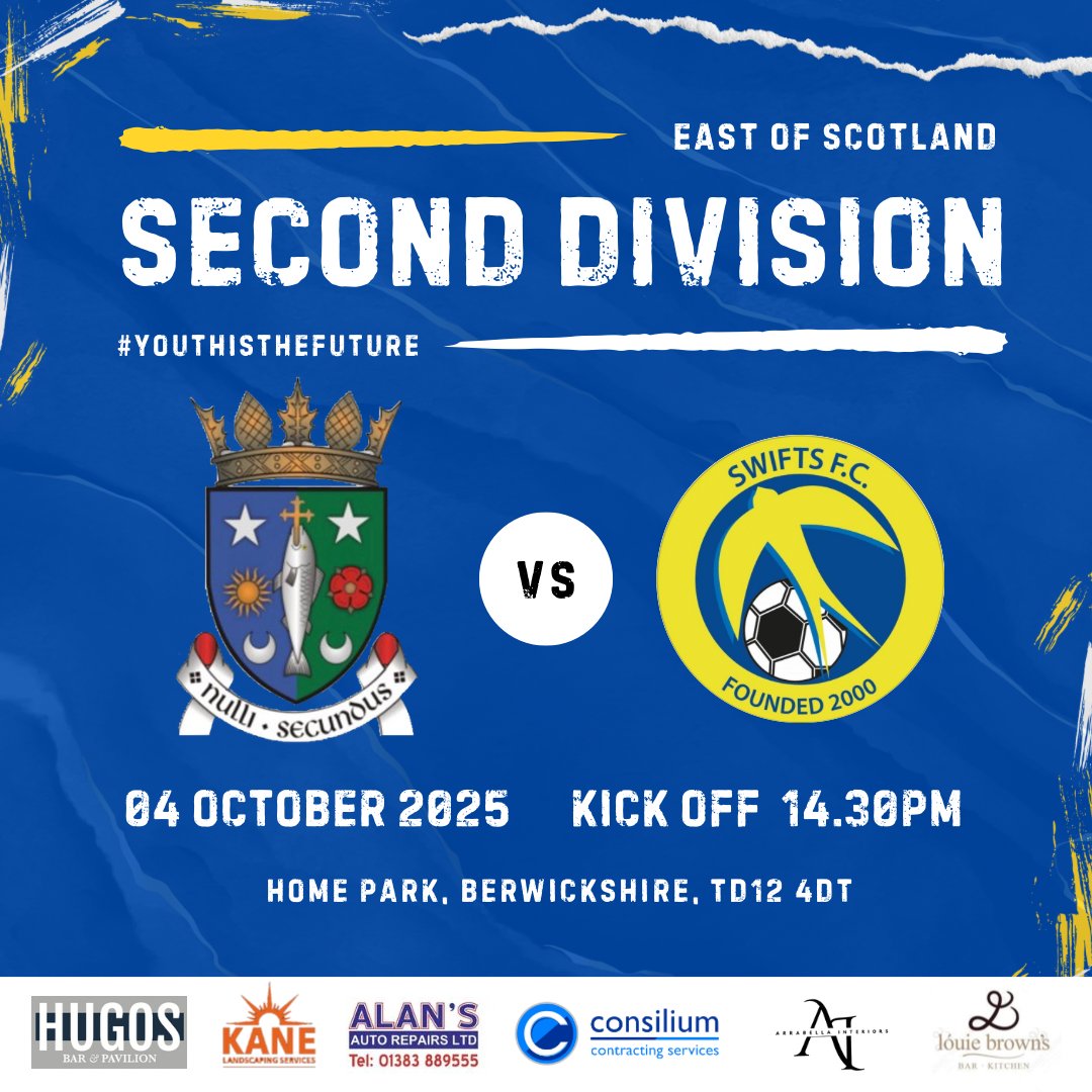 The Swifts FC - East of Scotland tweet media