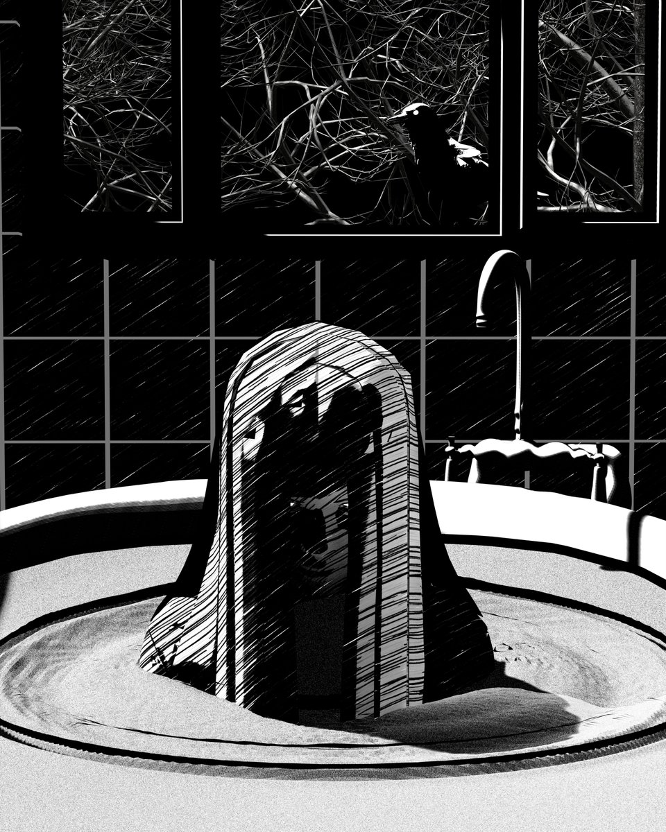 DUghanlumen's tweet photo. Inktober Day 4 - Murky
@inktober @inktober_2025

#Inktober #Inktober2025 #Inktobermurky #murkyday4 #InktoberDay4 #Murky #InktoberChallenge #Inktober #Inktobercommunity #inktoberfeature #aesart https://t.co/uGjEPzkfSX