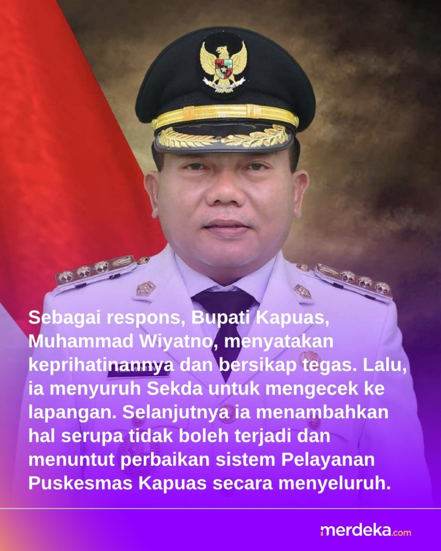 merdekadotcom's tweet photo. Sebuah video viral menunjukkan pasien kecelakaan tak dilayani di Puskesmas Timpah, Kapuas. Hal tersebut memicu teguran keras dari Bupati Kapuas yang meminta pelayanan kesehatan di puskesmas harus optimal dan tidak boleh terjadi lagi.
#merdekadotcom #Intrntis #mdkdriz https://t.co/4qrLB6x6MN