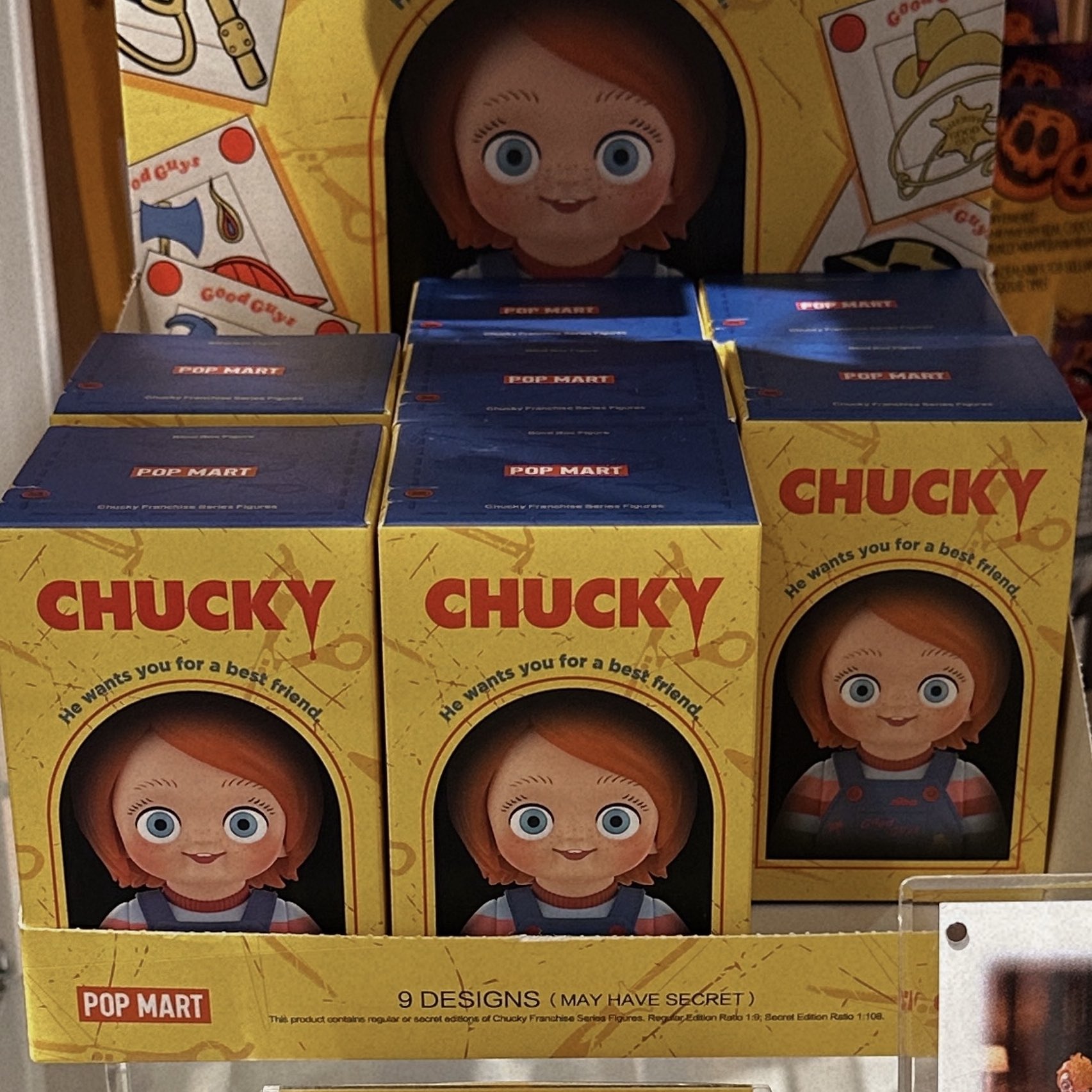 POP MART CHUCKY フィギュア 9種セット 新品未開封 本日発送 CHUCKY チャッキー POP MART ポップマート ※アソートの為種類は