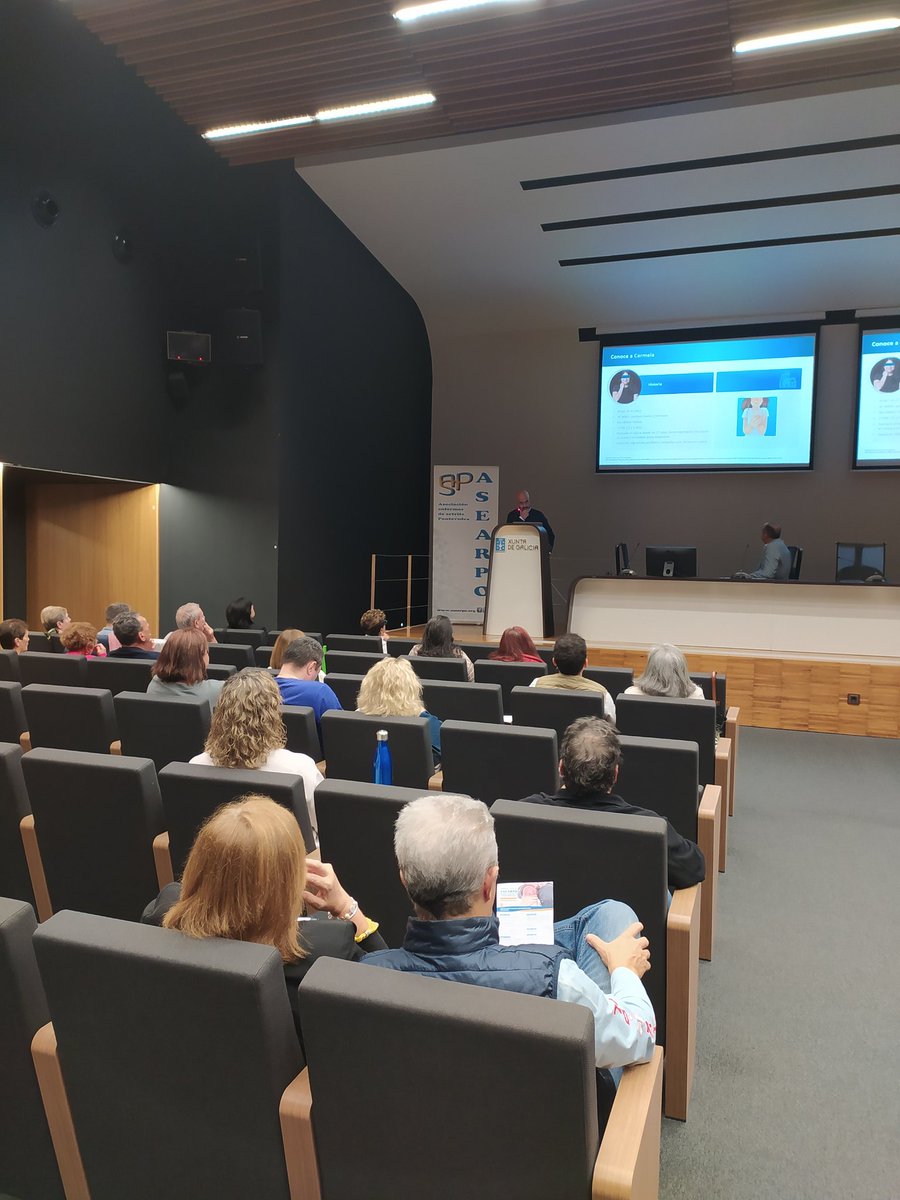 <a href="/PegoReigosa/">José María Pego Reigosa</a> <a href="/MabelAvendao1/">Mabel Avendaño</a> <a href="/josechenco/">Juan José</a> El Dr. Maceiras, reumatólogo del área sanitaria Vigo trata el "Abordaje integral de la enfermedad psoriásica. Innovación. Ensayos clínicos" de forma muy didáctica con el ejemplo práctico de la paciente ficticia Carmela.